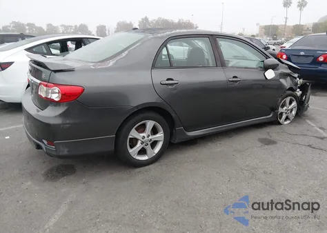 2012 Toyota Corolla S/Le from USA, damaged, VIN 2T1BU4EE2CC880072
